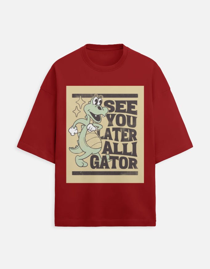 Unisex Terry Oversized Tee - JollyPrints