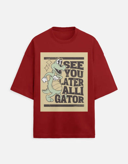 Unisex Terry Oversized Tee - JollyPrints