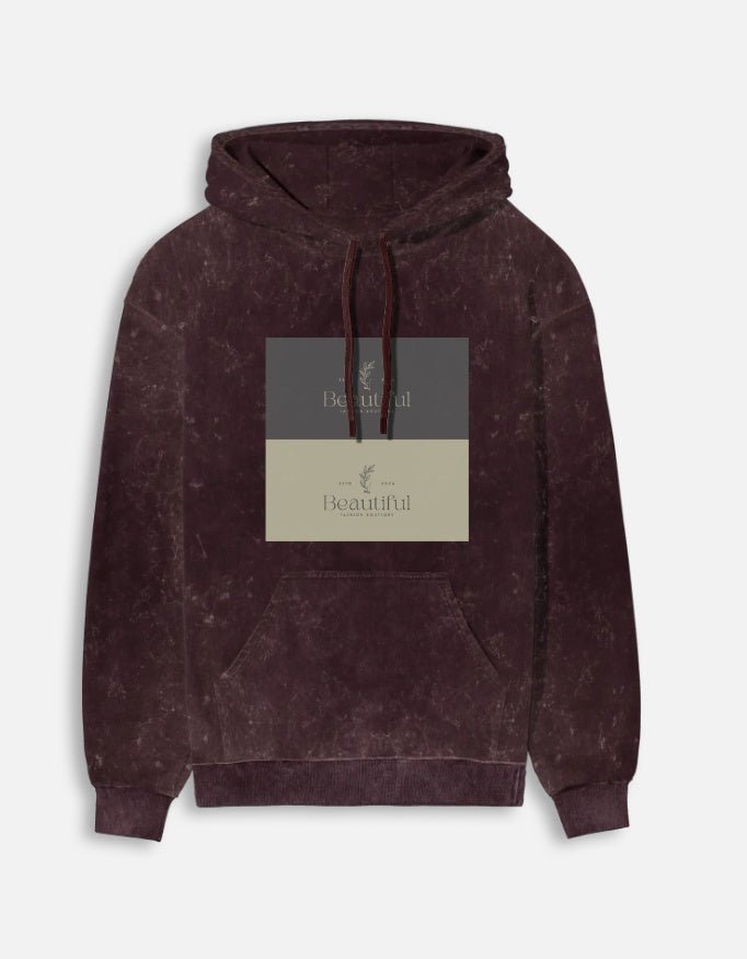 Unisex Acid Washed Hoodie - JollyPrints