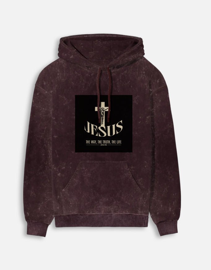 Unisex Acid Washed Hoodie - JollyPrints
