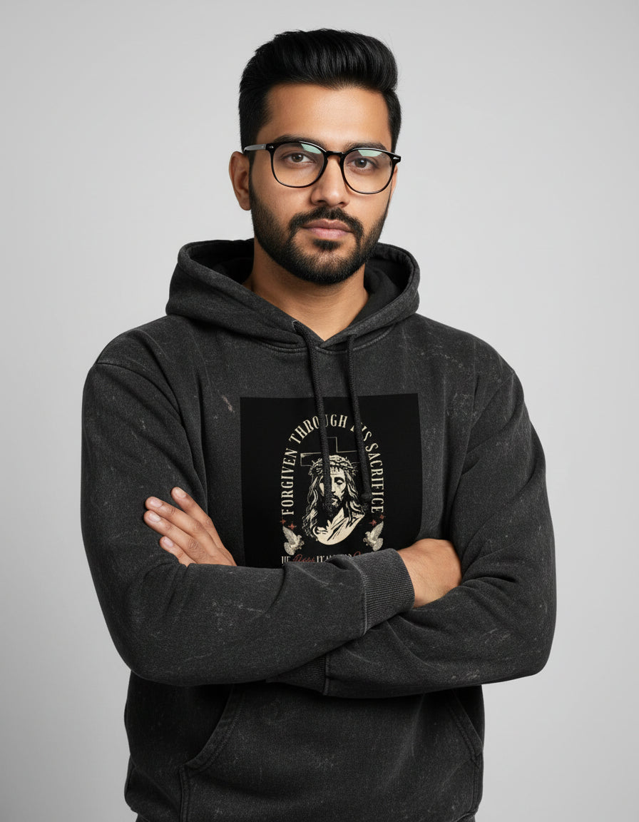 Unisex Acid Washed Hoodie - JollyPrints