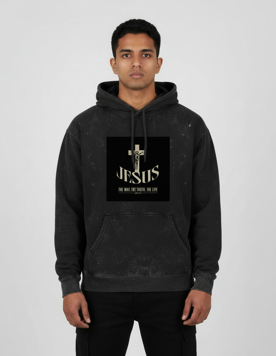 Unisex Acid Washed Hoodie - JollyPrints