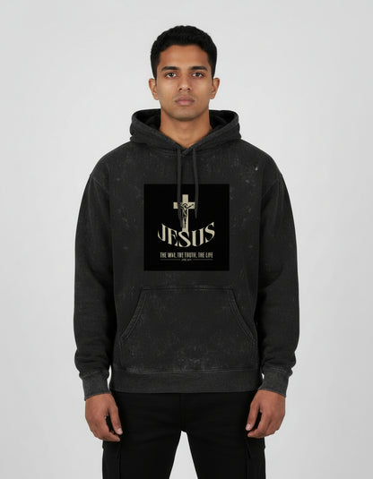 Unisex Acid Washed Hoodie - JollyPrints
