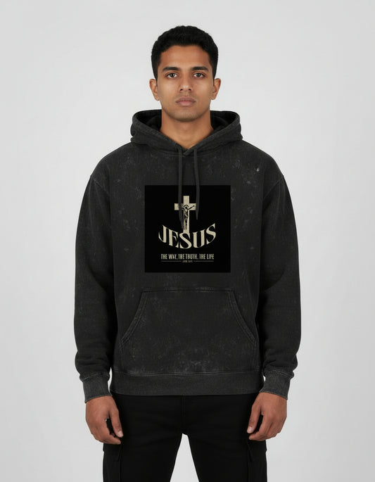 Unisex Acid Washed Hoodie - JollyPrints