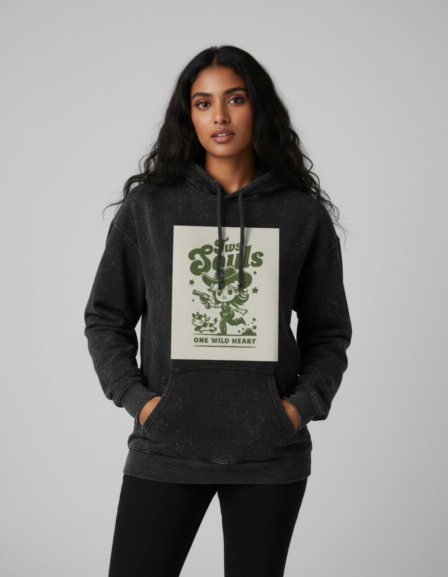 Unisex Acid Washed Hoodie - JollyPrints