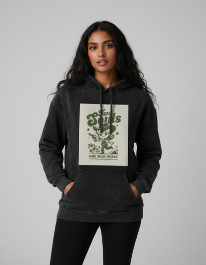 Unisex Acid Washed Hoodie - JollyPrints