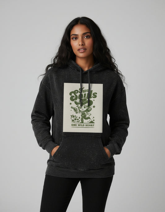 Unisex Acid Washed Hoodie - JollyPrints