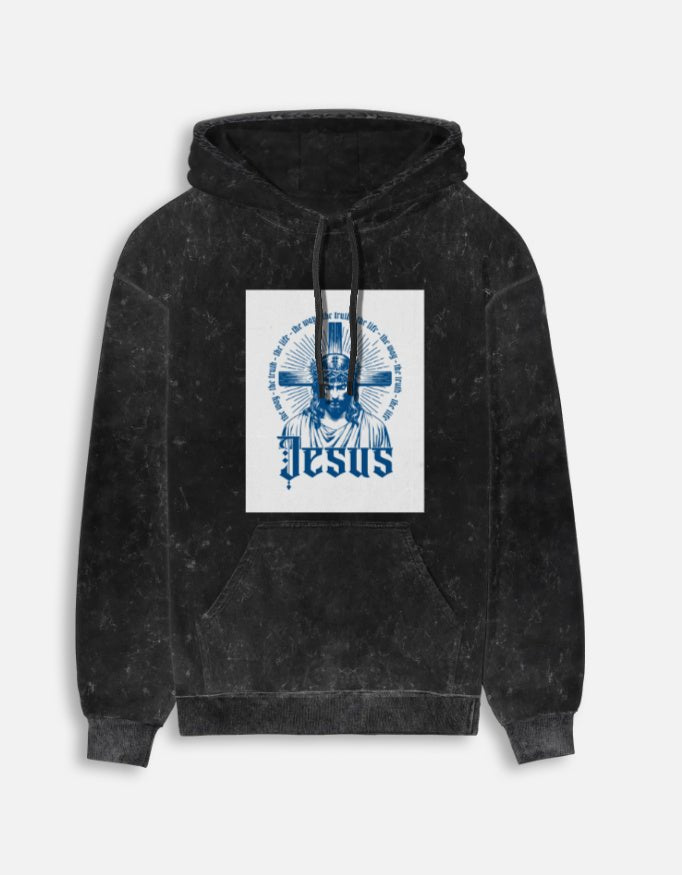 Unisex Acid Washed Hoodie - JollyPrints