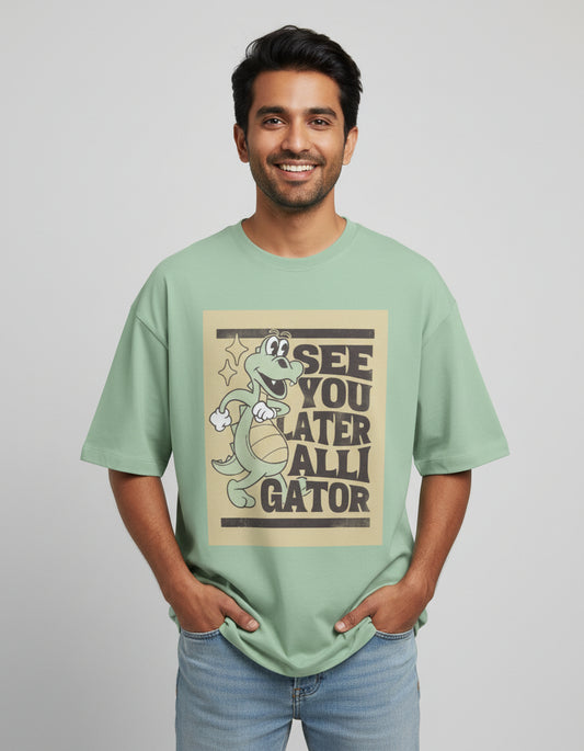 Unisex Terry Oversized Tee - JollyPrints