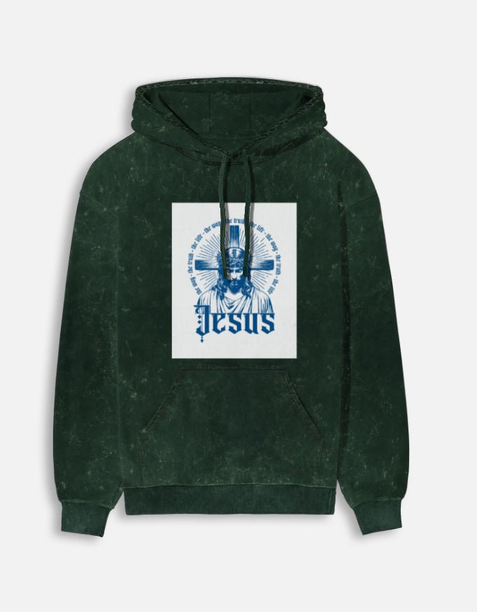 Unisex Acid Washed Hoodie - JollyPrints