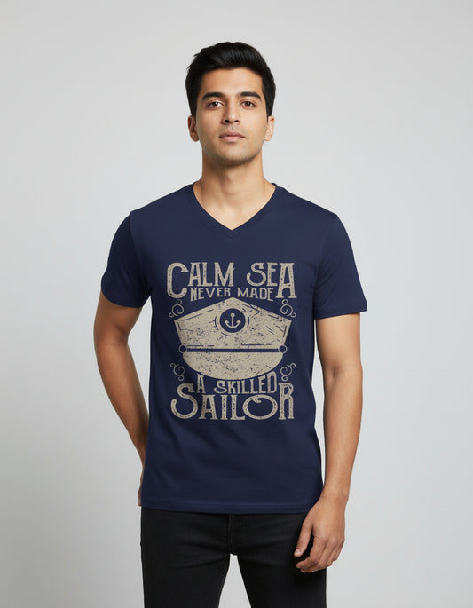 Unisex V Neck T-Shirt - JollyPrints